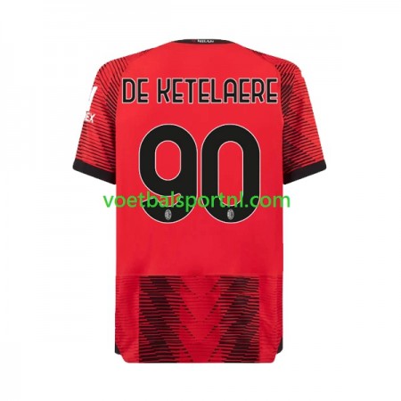 AC Milan Charles De Ketelaere 90 Thuis Shirt 2023-24